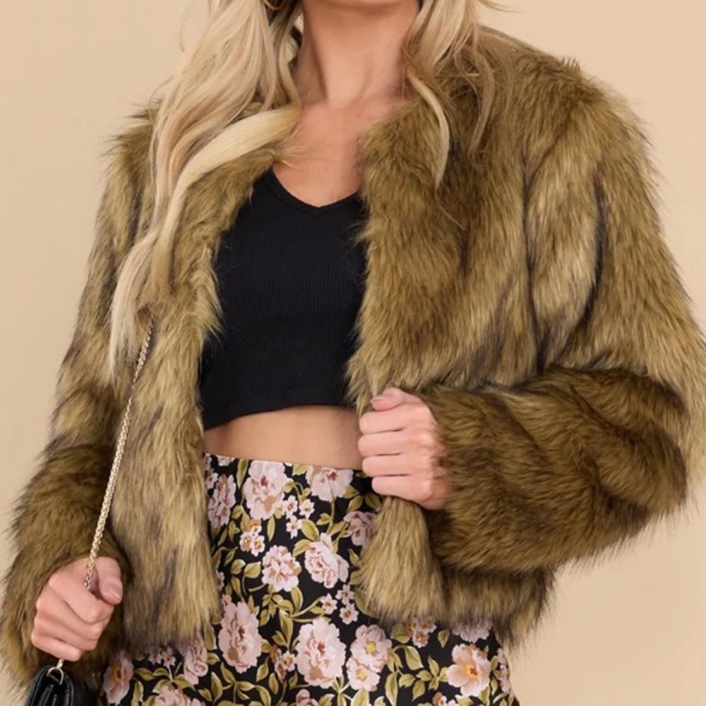 Faux Fur Jacket BRAND NEW from Red Dress